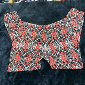 Paisley Print Joggers